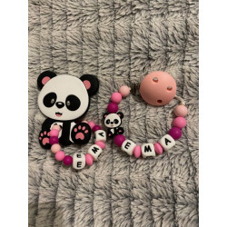 Geschenkset rosa/ pink/ Panda