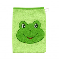 Waschhandschuh limone Frosch