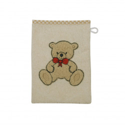 Waschhandschuh natur Teddy II