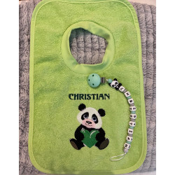 Geschenkset grün/ Panda