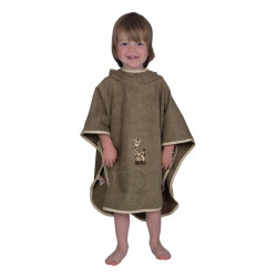 Badeponcho coffe Giraffe