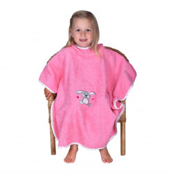 Badeponcho bubblegum Hase