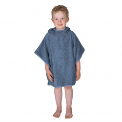 Badeponcho dunkelblau