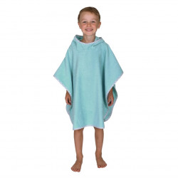 Badeponcho kristallblau